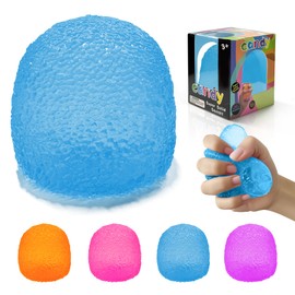 Squishy Fidget Toys Stress for Kids and Adults, Super Solid Jelly-Like Squeeze Ball, Sensory for Stress Relief, Birthday Gifts and Party Favors(Blue)