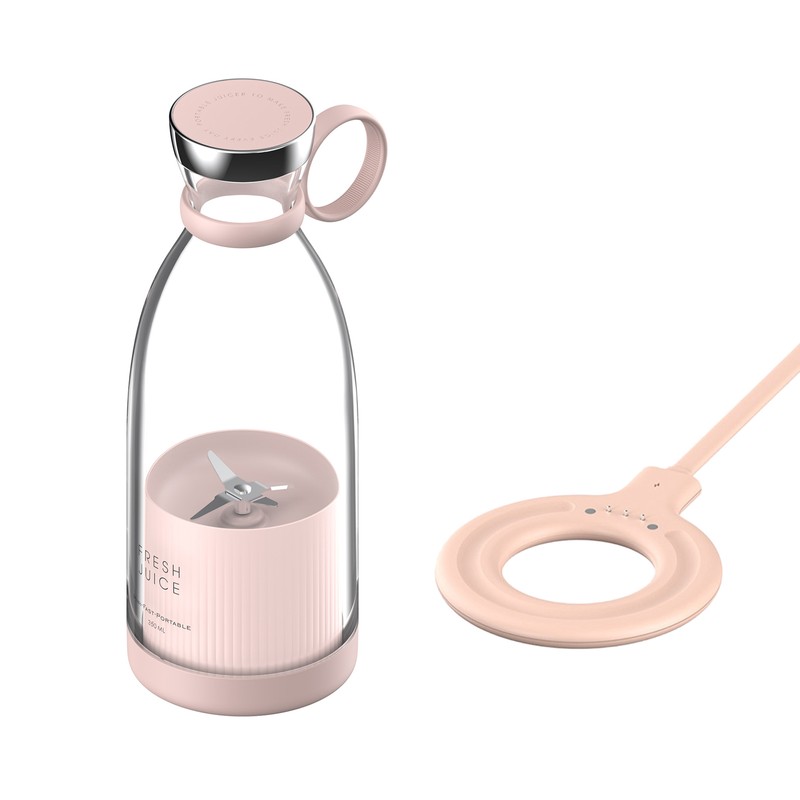 Portable Mini Fast Blender 350ml Juicer Cup with Wireless Charging