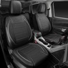 CAR PASS Universal Reflect Piping Leather Car Seat Cover, Fit