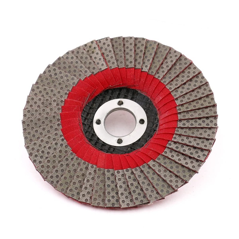 HOMESOM 4" Diamond Grinding Wheel Flap Disc,100mm Angle Grinder Sanding
