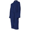 Brandsseller Unisex Bathrobe, Cotton, Lightweight, Dressing Gown, Waffle Pique, navy