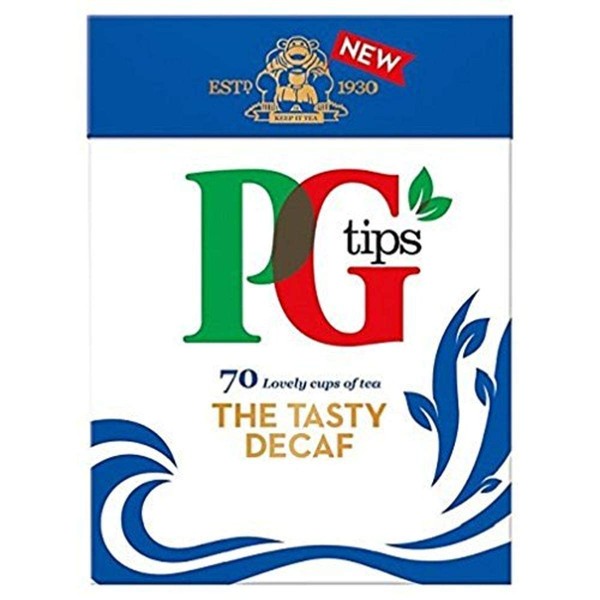 PG Tips Pyramid Tea Bags Decaf 70-Count Tea Bags Pack of 3