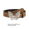 caralin caralei Elegant Waist Belts for Jeans Dress Rhinestones Butterfly