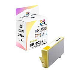 Toner Refill Store Compatible Ink Cartridge Replacement for HP 920XL CD974AN High Yield Works with HP OfficeJet 6000 6500 6500a 6500a Plus, 7000 7500a Printers (Yellow, 1 Pack) - 700 Pages