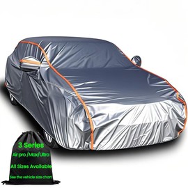 AnITAnT ANITANT Outdoor Wagon Cover Waterproof All Weather Rain UV Protection Heavy Duty Car Covers for Automobiles Full Exterior Cover Fit Wagon 178" to 191"