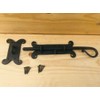 Vintage 2 Large Iron Locks Sliding Door Lock and Latch