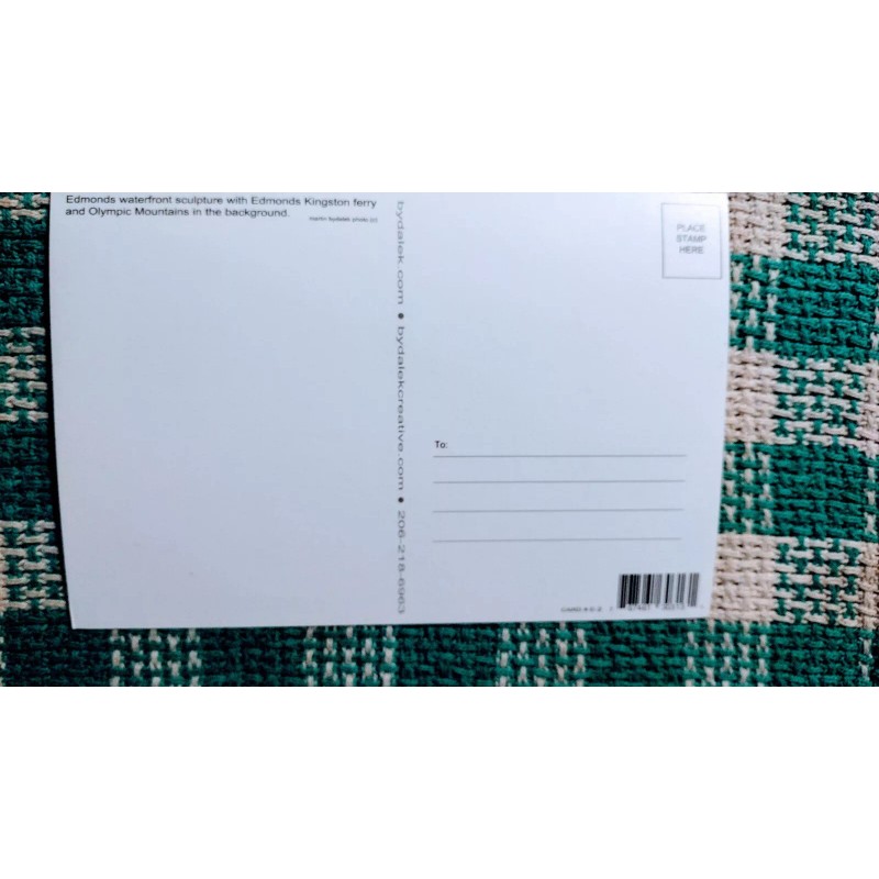 BEAUTIFUL POST CARD FERRY @ EDMONDS WASHINGTON