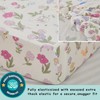 Brandream Cotton Muslin Crib Bedding Set for Girls Comforter Quilt