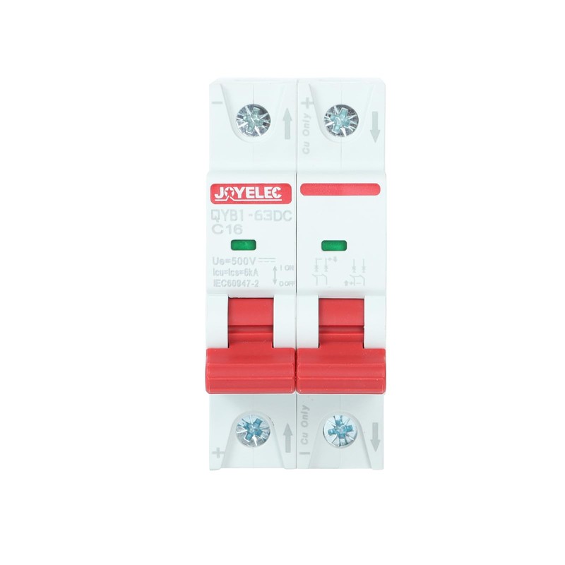 JOYELEC 16 A Solar Photovoltaic Systems Miniature Circuit Breaker, 2