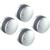 Lexziuo 4PCS Outdoor BBQ Control Knobs Replacement - Durable Heat-Resistant