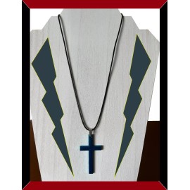 Unbranded ➡️(New) Stainless Steel Cross Pendant with Rope Necklace