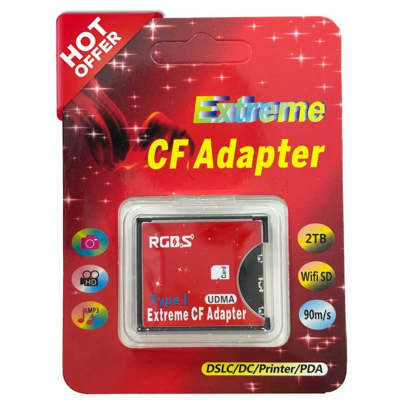 RGBS SD SDHC SDXC to High Speed Extreme Compact Flash