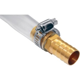 Fitvell 8PCS 1/2 Inch Garden Hose Repair Mender Brass Water Hose Repair Kit Fitting Conectors Splicer with 16PCS Stainless Clamp