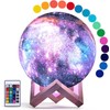 Moon Lamp Galaxy Lamp 5.9 inch 16 Colors LED 3D