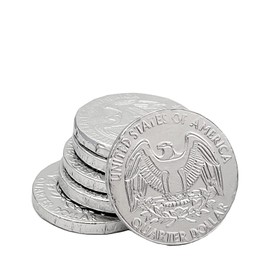 The Dreidel Company Dark Chocolate Coins, Hanukkah Gelt, Silver Coins, Made with Premium Chocolate, Gluten-Free, Non-GMO, Kosher Certified (200-Pack)