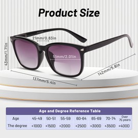 3 Pack Bifocal Reading Sunglasses for Women,UV400 Protection Spring Hinge Sun Readers Glasses for Outdoor 2.50