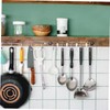 Kichvoe 6pcs Kitchen Wall Hooks Compact S Shape Plastic Hangers