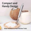 Brbasap 2 PCS Melon Craper Filipino Coconut Meat Scraper Stainless