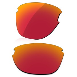 LenzReborn Polarized Lenses Replacement for Oakley Frogskins Lite OO9374 Sunglass - Fire Red - Polarized Mirrored