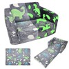 Asou Kids Sofa Toddlers Sofa with Blanket Glow in The