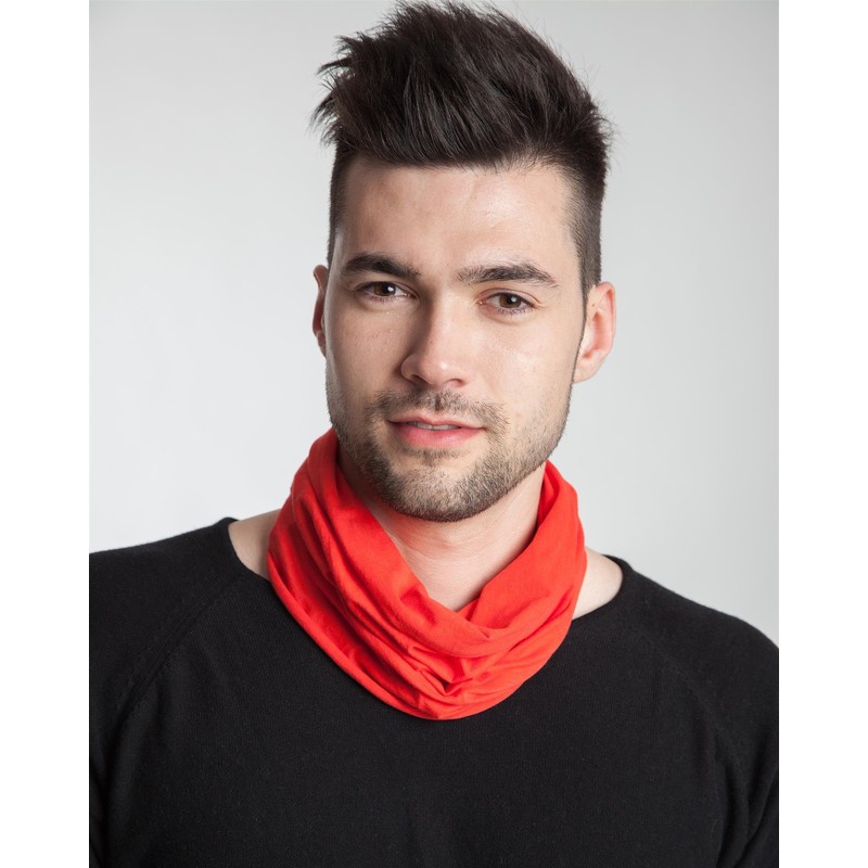 styleBreaker 01012037 Unisex Jersey Multifunctional Scarf, Headband, Hairband, Head Scarf,