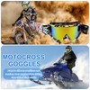 dcas Cool Colourful Motorcycle Goggles, Adjustable UV Protection, Windproof, Anti-Fog