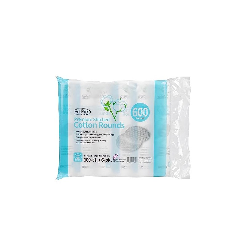 ForPro Professional Collection ForPro - Rondas de algodón cosido de