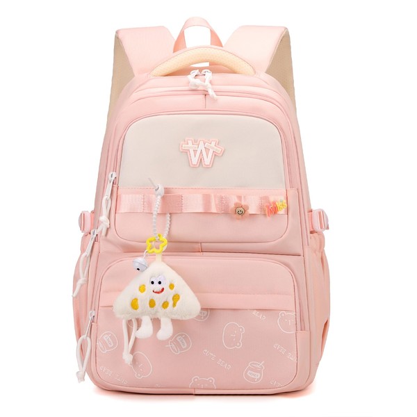 Waniki School Backpack Girls School Bag Boys Teenagers Waterproof Nylon