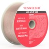 YESWELDER ER70S-6 MIG Wire, Solid Carbon Steel .035-Inch Diameter 2-Pound,
