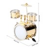 Miniature Drum Ornament, Brass Mini Miniature Musical Instrument Model Replica