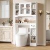 FACBOTALL Over The Toilet Storage Cabinet, Over Toilet Bathroom Organizer