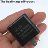 amavoler 12V 2Pin Flasher Relay Speed Adjustable Indicators LED Light