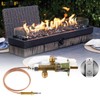 Lemfema Low Pressure LPG Propane Gas Fireplace Fire Pit Flame