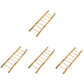 ARTIBETTER Sashimi Plate Decoration 4pcs Sashimi Decorative Ladder Miniature Bamboo Ladder