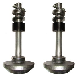 RAParts 2PK Snow Plow Skid Shoes fits ATV UTV Tractor Snow Plow Blade