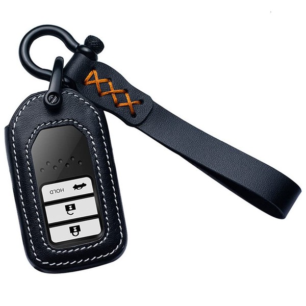 [LETINGFAR] Honda Key Case, Genuine Leather, Honda Smart Key Case,