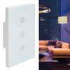 3 Gang Smart Touch Switch Glass Panel Voice APP Remote