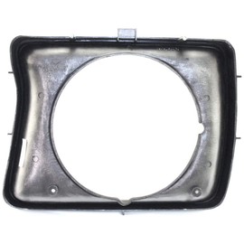 For Ford F-100 / F-150 Headlight Door 1978 1979 Driver and Passenger Side Pair/Set | w/Round Headlamps | Black | FO2512102 + FO2513102 | D8TZ13064B + D8TZ13064A