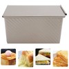 Molde Para Pan, Caja Antiadherente de Pan Tostado con Tapa