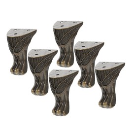 Operitacx 6pcs Vintage Furniture Corner Protectors for Small Table Legs Retro Decorative Feet with Firm Support Easy Installation Antique Style Brackets for Wooden Furniture Stability and