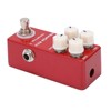 Distortion Effect Metal Shell Red True Bypass Foot Switch for