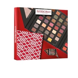 Deborah Milano Women's Make Up Beauty Gift Gift No. 3 Medium Warm Tones Including Palette of Eyeshadow, Gloss, Lipstick and Face Powder with Various Surfaces and Colours