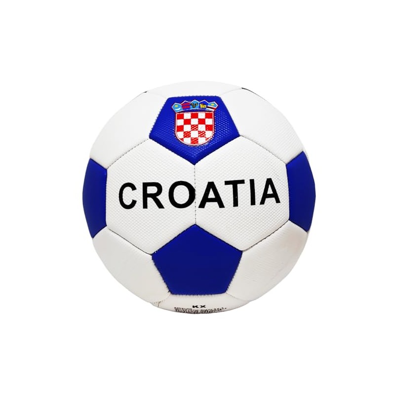 Cucuba Football Training or Game Size 5 Croatia Croatia (White/Blue)