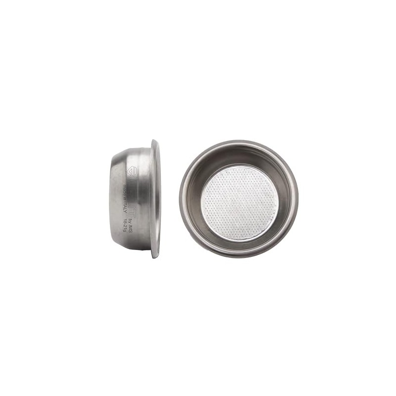Lelit PLA580W LELIT58 Bottomless Portafilter with Wooden Handle, Stainless Steel,