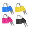 Luggage Lock 4Pcs Padlock with Key Suitcase Lock Locks with