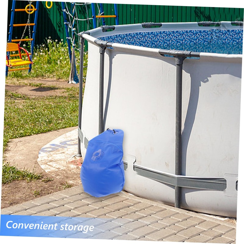 Mipcase 8pcs Pool Cover Weights PVC Water Bags for Above
