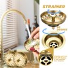 Retisee 2 Pcs Kitchen Sink Stopper Strainer Stainless Steel Drain
