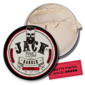 Jack The Barber - Arcilla de 95 g, acabado mate, sin parabenos