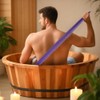 Esponja De Red frotador dorsal de tela con cordón, para