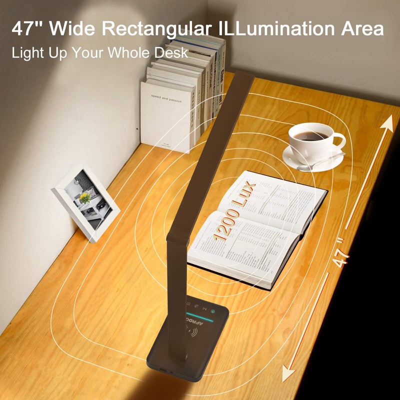 AFROG 8-in-1 4th Gen Multifunctional LED Desk Lamp with 10W